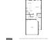 Detailed first floor plan showcasing the layout of the house including the kitchen, living room and garage at 11517 Kimberly Way # 3, Hampton, GA 30228