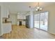 Bright kitchen featuring sliding glass doors to a deck at 435 Crabapple Rd, Fayetteville, GA 30215