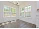 Breakfast nook with large windows and hardwood floors at 3278 Greenhill Dr, Villa Rica, GA 30180