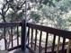 Wooden deck overlooking the backyard at 232 Terrane Rdg, Peachtree City, GA 30269