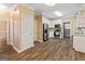 Kitchen features stainless steel appliances and laminate flooring at 232 Terrane Rdg, Peachtree City, GA 30269