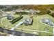 One acre lot with luxury home and surrounding houses at 115 Haddonstone Dr, Fayetteville, GA 30215