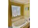 Relaxing bathroom with a jetted tub and a glass block window at 52 Shadow Ct, Palmetto, GA 30268