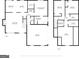 Detailed floor plan showcasing the layout of the home's first and second floors, including dimensions and room names at 65 Riverside Way, Sharpsburg, GA 30277