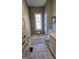 Updated bathroom featuring a tile shower, stylish floor tiles and a modern toilet at 1839 Lakewood Se Ave, Atlanta, GA 30315