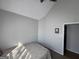 Bedroom featuring neutral walls and carpet with a door to another room at 15 Huntington Dr, Grantville, GA 30220