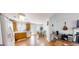 Bright kitchen featuring wood cabinets, stainless steel appliances, and hardwood floors at 15 Huntington Dr, Grantville, GA 30220