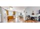 Bright kitchen featuring wood cabinets, stainless steel appliances, and hardwood floors at 15 Huntington Dr, Grantville, GA 30220