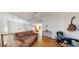 Comfortable living room with a cozy couch, hardwood floors, and stylish decor at 15 Huntington Dr, Grantville, GA 30220