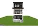 Stunning three-story modern home featuring black and white accents, stylish balconies, and eye-catching curb appeal at 903 Coleman Sw St, Atlanta, GA 30310
