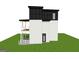 This contemporary home design boasts a balcony and clean lines, ideal for modern living, with a covered outdoor space at 903 Coleman Sw St, Atlanta, GA 30310