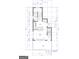 Detailed floor plan showcasing a functional layout with kitchen, living area, laundry, and a powder room on the main level at 903 Coleman Sw St, Atlanta, GA 30310