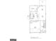 First floor plan showing kitchen, living room, and garage at 12046 Conrad Cir # 100, Hampton, GA 30228