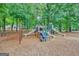 playground with slides and climbing structures at 803 Natchez Ct, Peachtree City, GA 30269