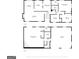 Floorplan of the home. It features a basement level and a second floor level at 2145 Sandgate Cir, South Fulton, GA 30349