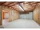 Unfinished basement with plumbing and electrical access at 811 Somersby Dr, Dallas, GA 30157