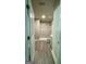 Clean bathroom with a walk-in shower and gray tile at 1222 Bronx Nw St, Atlanta, GA 30314