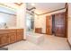 Spacious bathroom with double vanity and bathtub at 215 Creekside Trl, Fayetteville, GA 30214