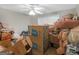 Bedroom with multiple packed moving boxes at 10 Toscanno Dr, Covington, GA 30014