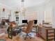 Spacious home office with built-in desk and large windows at 10 Toscanno Dr, Covington, GA 30014