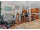 Open concept kitchen with island and breakfast bar at 10 Toscanno Dr, Covington, GA 30014