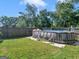 Above ground pool in backyard at 10 Toscanno Dr, Covington, GA 30014