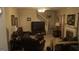 Living room with a fireplace and staircase at 4768 Redbranch Rd, Decatur, GA 30035