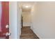 Bright entryway with hardwood floors and staircase at 3170 Fareed St, Douglasville, GA 30135