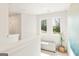 Upstairs hallway with a view of the outdoors at 1935 Westwind Street # 157, Lawrenceville, GA 30043