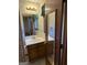 Bathroom with vanity and mirrored medicine cabinet at 3772 Saddle Ridge Dr, Snellville, GA 30039