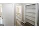 Hallway with built-in shelving and access to other rooms at 3130 Mars Hill Rd, Acworth, GA 30101