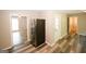 Kitchen area with stainless steel fridge at 3130 Mars Hill Rd, Acworth, GA 30101