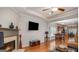 Spacious living room with hardwood floors, fireplace, and open floor plan at 78 Bisbee Se Ave, Atlanta, GA 30315