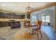 Modern kitchen with dark cabinets and granite countertops at 417 Creekside Park, Covington, GA 30014