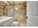 Bathroom with a large shower and updated fixtures at 180 Wesley Forest Dr, Fayetteville, GA 30214