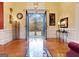 Grand entryway with double doors opening to a view of the backyard at 180 Wesley Forest Dr, Fayetteville, GA 30214