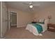 Charming bedroom with carpet flooring and neutral wall colors at 3443 Pinemont Dr, Douglasville, GA 30135