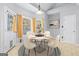 Breakfast nook with a round table and bay window at 180 Rock Hill Dr, Fayetteville, GA 30215