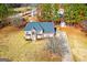 House with brick exterior, driveway and landscaping shown in this aerial view at 360 Kaleb C, Mcdonough, GA 30252
