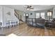 Casual dining area with white table and chairs at 201 Ball St, Moreland, GA 30259