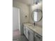 Modern bathroom with vanity, mirror and tiled floor at 145 Dockside Dr # 396, Fayetteville, GA 30215