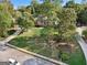 Aerial view showing home's location and surrounding trees at 9435 Grande Dr, Winston, GA 30187