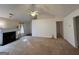 Spacious living room with fireplace and vaulted ceiling at 190 Wynfield Dr, Covington, GA 30016