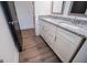 Modern bathroom features granite countertops and double sinks at 16 Edgewater Dr, Temple, GA 30179