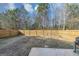 Private backyard with wooden fence and patio at 11945 Lovejoy Crossing Way, Hampton, GA 30228