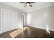 Spacious bedroom with hardwood floors and double door closet at 3213 Woodlynne Way, Atlanta, GA 30340