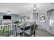 Kitchen and Dining area with a view to the living room at 123 Courtneys Ln, Fayetteville, GA 30215