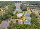 Aerial view of community pool, tennis courts, and lake at 1598 Thornwick Trce, Stockbridge, GA 30281