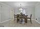 Dining room with wood table and chandelier at 2984 Walt Stephens Rd, Jonesboro, GA 30236