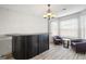 Breakfast area with built-in bar, armchairs, and bay window at 5260 Shirewick Dr, Lithonia, GA 30058